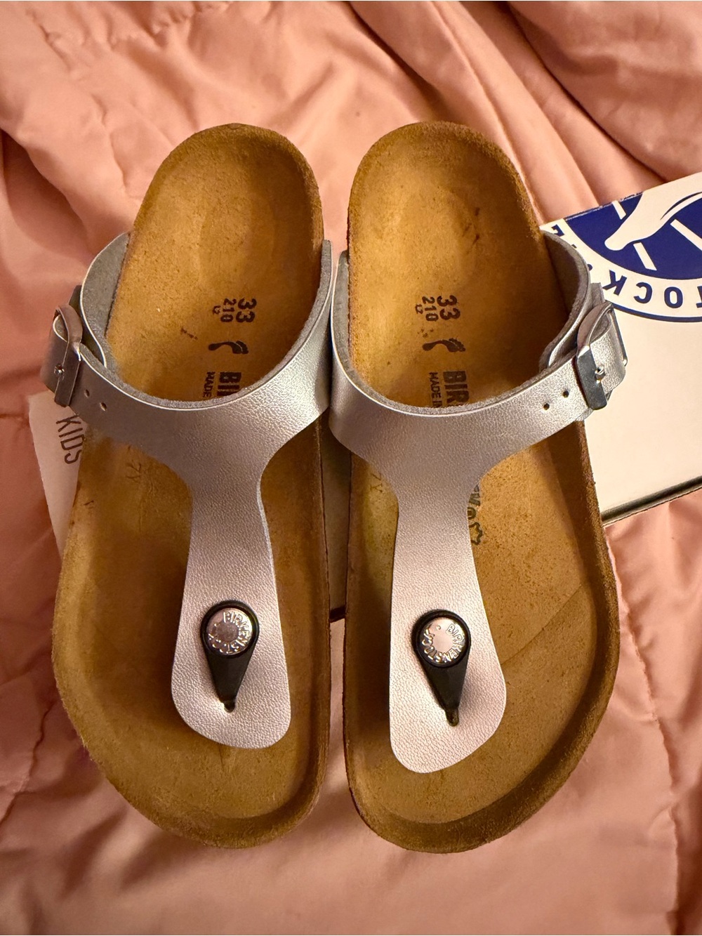 Little Girls Birkenstock Sandals - Picture 8 of 10